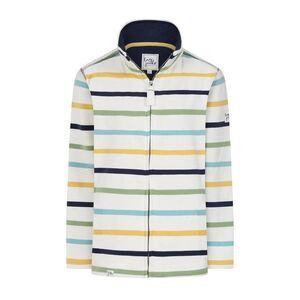 Lazy Jacks Womens/Ladies Contrast Striped Jacket / Green